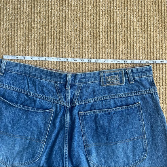 MARITHE FRANCOIS GIRBAUD Jean Shorts Blue Cotton Denim Jorts Men’s SZ 42 - Picture 14 of 16